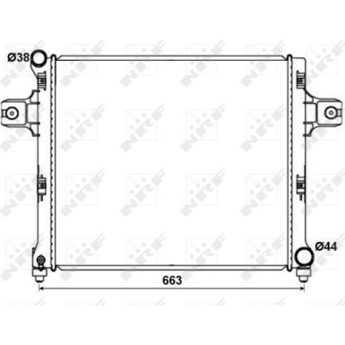 NRF | Kühler, Motorkühlung | 53191