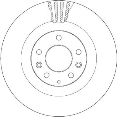 TRW | Bremsscheibe | DF8043