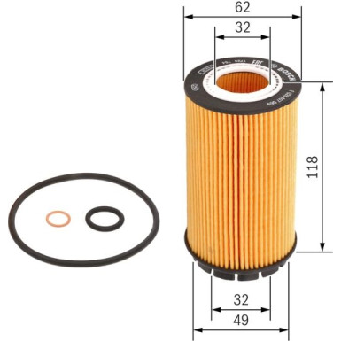 BOSCH F 026 407 069 Ölfilter