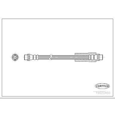 Corteco | Bremsschlauch | 19020460