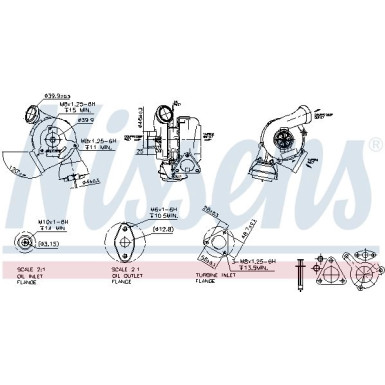 Nissens | Lader, Aufladung | 93149