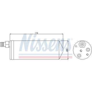 Nissens | Trockner, Klimaanlage | 95363