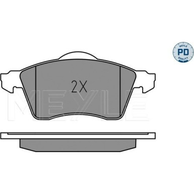 Meyle | Bremsbelagsatz, Scheibenbremse | 025 218 8519/PD