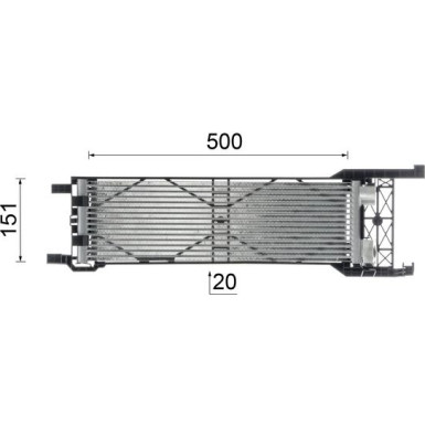 Mahle | Ölkühler, Automatikgetriebe | CLC 325 000P