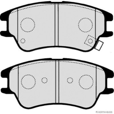 Herth+Buss Jakoparts | Bremsbelagsatz, Scheibenbremse | J3600540