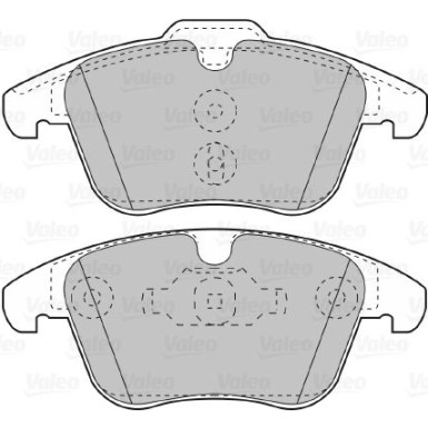 Valeo | Bremsbelagsatz, Scheibenbremse | 601056