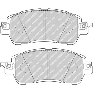 Ferodo | Bremsbelagsatz, Scheibenbremse | FDB5015