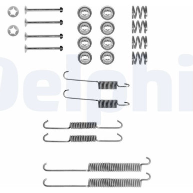 Delphi | Zubehörsatz, Bremsbacken | LY1180