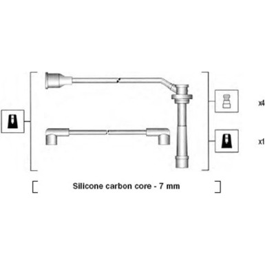 Magneti Marelli | Zündleitungssatz | 941285090845