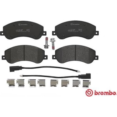 Brembo | Bremsbelagsatz, Scheibenbremse | P 24 064