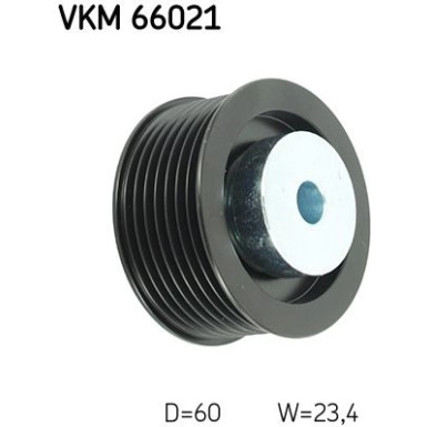 SKF | Umlenk-/Führungsrolle, Keilrippenriemen | VKM 66021