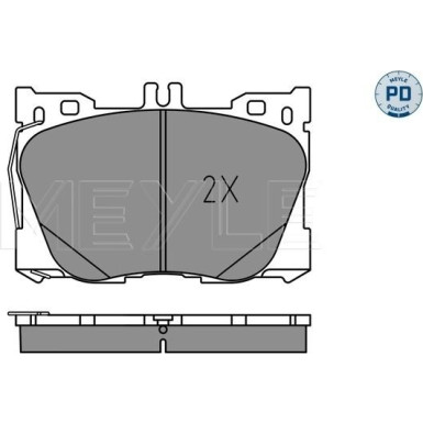 Meyle | Bremsbelagsatz, Scheibenbremse | 025 225 8618/PD