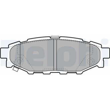 Delphi | Bremsbelagsatz, Scheibenbremse | LP1999