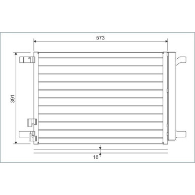 Valeo | Kondensator, Klimaanlage | 822635 Valeo | Kondensator, Klimaanlage | 822635