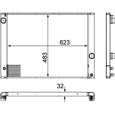 Mahle | Kühler, Motorkühlung | CR 917 000P