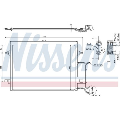 Nissens | Kondensator, Klimaanlage | 94601