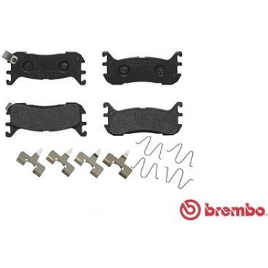 Brembo | Bremsbelagsatz, Scheibenbremse | P 49 021