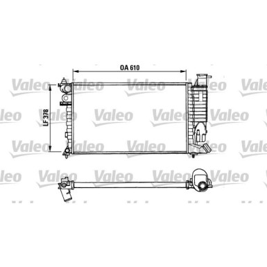 Valeo | Kühler, Motorkühlung | 731010