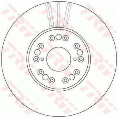 TRW | Bremsscheibe | DF4182S