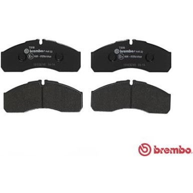 Brembo | Bremsbelagsatz, Scheibenbremse | P A6 022