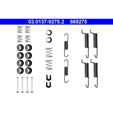 ATE | Zubehörsatz, Feststellbremsbacken | 03.0137-9275.2