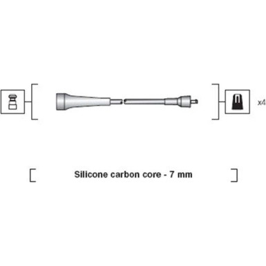 Magneti Marelli | Zündleitungssatz | 941318111263