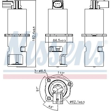 Nissens | AGR-Ventil | 98163