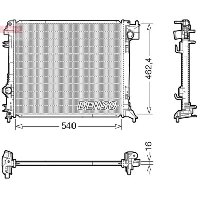 Denso | Kühler, Motorkühlung | DRM46062