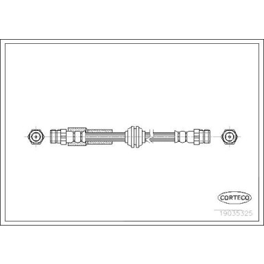 Corteco | Bremsschlauch | 19035325 Corteco | Bremsschlauch | 19035325