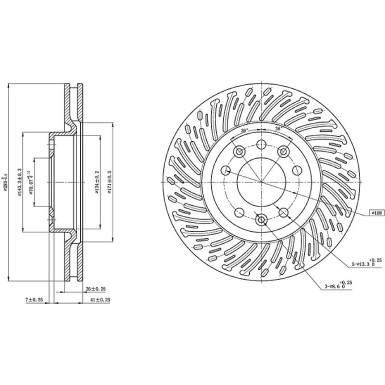 Metzger | Bremsscheibe | 6110839