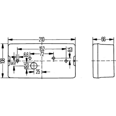 Hella | Heckleuchte | 2SD 006 040-031