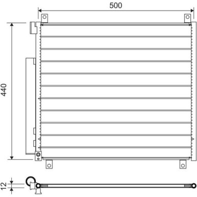 Valeo | Kondensator, Klimaanlage | 822655 Valeo | Kondensator, Klimaanlage | 822655