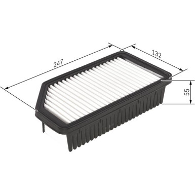 BOSCH F 026 400 414 Luftfilter