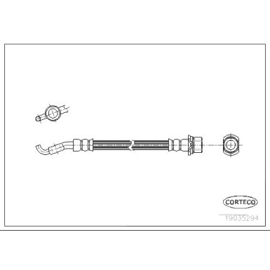 Corteco | Bremsschlauch | 19035294