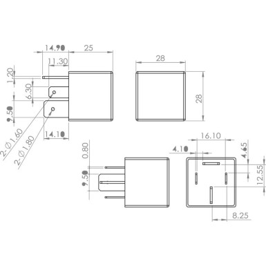 BOSCH | Relais, Arbeitsstrom | 0 986 AH0 082