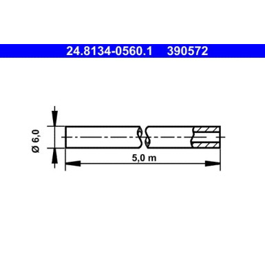 ATE | Bremsleitung | 24.8134-0560.1