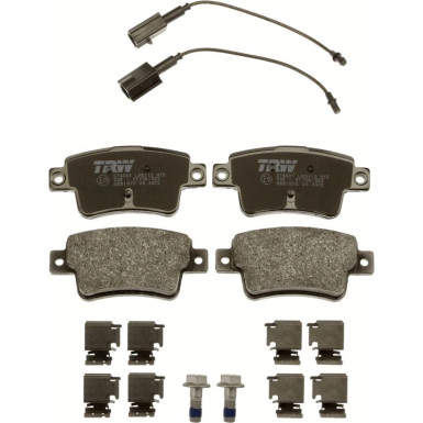 TRW | Bremsbelagsatz, Scheibenbremse | GDB1872