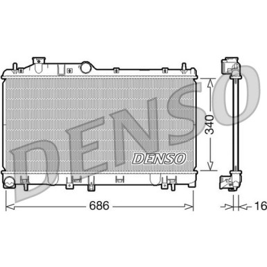 Denso | Kühler, Motorkühlung | DRM36007