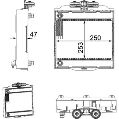 Mahle | Kühler, Motorkühlung | CR 922 000P