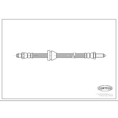 Corteco | Bremsschlauch | 19018769