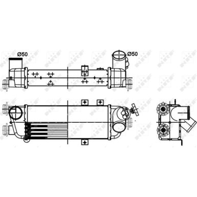NRF | Ladeluftkühler | 30305