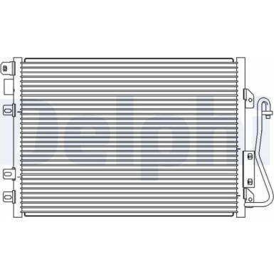 Delphi | Kondensator, Klimaanlage | TSP0225620