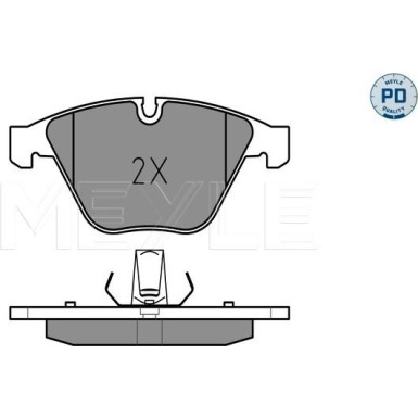 Meyle | Bremsbelagsatz, Scheibenbremse | 025 241 6120/PD