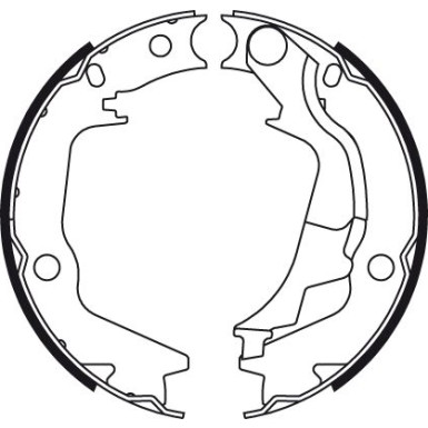 TRW | Bremsbackensatz, Feststellbremse | GS8782