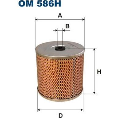 Filtron | Filter, Arbeitshydraulik | OM 586H