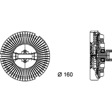 Mahle | Kupplung, Kühlerlüfter | CFC 77 000P