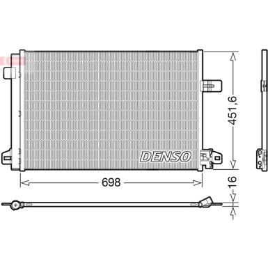 Denso | Kondensator, Klimaanlage | DCN32028