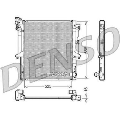 Denso | Kühler, Motorkühlung | DRM45017