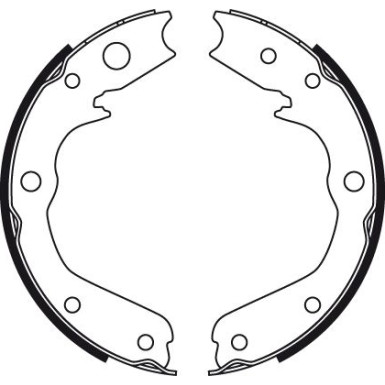 TRW | Bremsbackensatz, Feststellbremse | GS8497