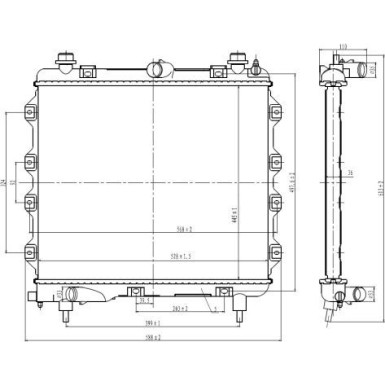 NRF | Kühler, Motorkühlung | 59259